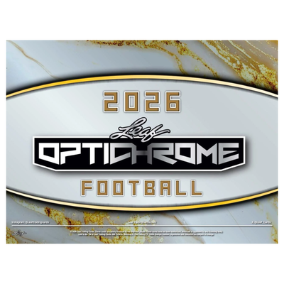 2026 Leaf Optichrome Football Hobby Box