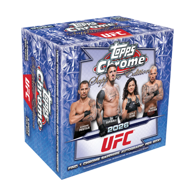 2026 Topps Chrome UFC Sapphire Edition Box