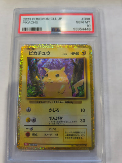 Pokemon: PSA 10 Japanese Pikachu