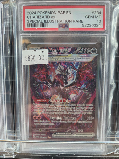 2024 POKEMON PAF EN-PALDEAN FATES #234 CHARIZARD ex SPECIAL ILLUSTRATION RARE psa 10
