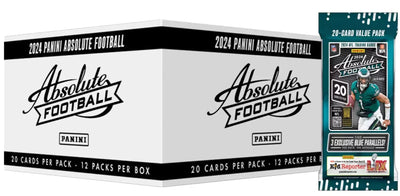 2024 Panini Absolute Football Fat Pack 20 Box Case