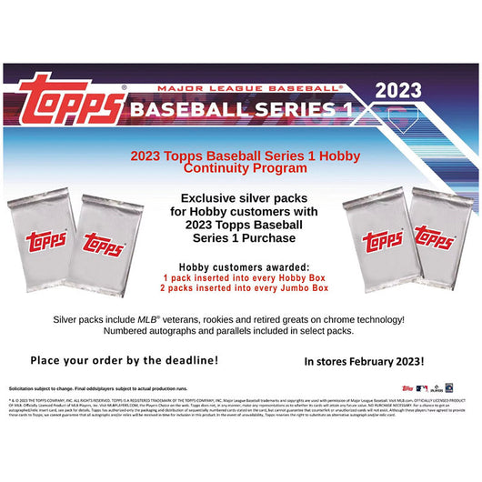 2023 Topps Series 1 Baseball Jumbo Box
